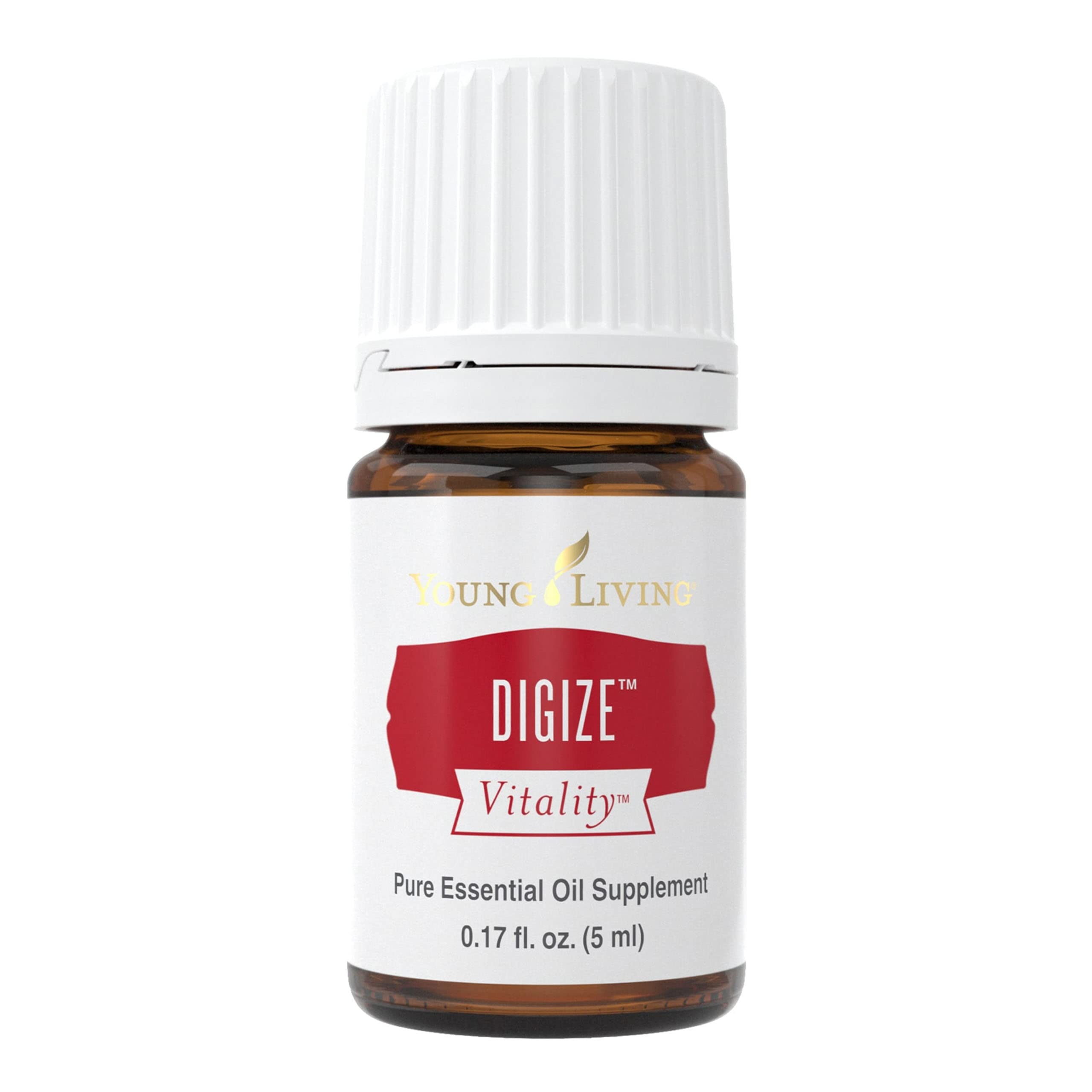 Young Living Digize 5ml bottle front view for digestive balance.