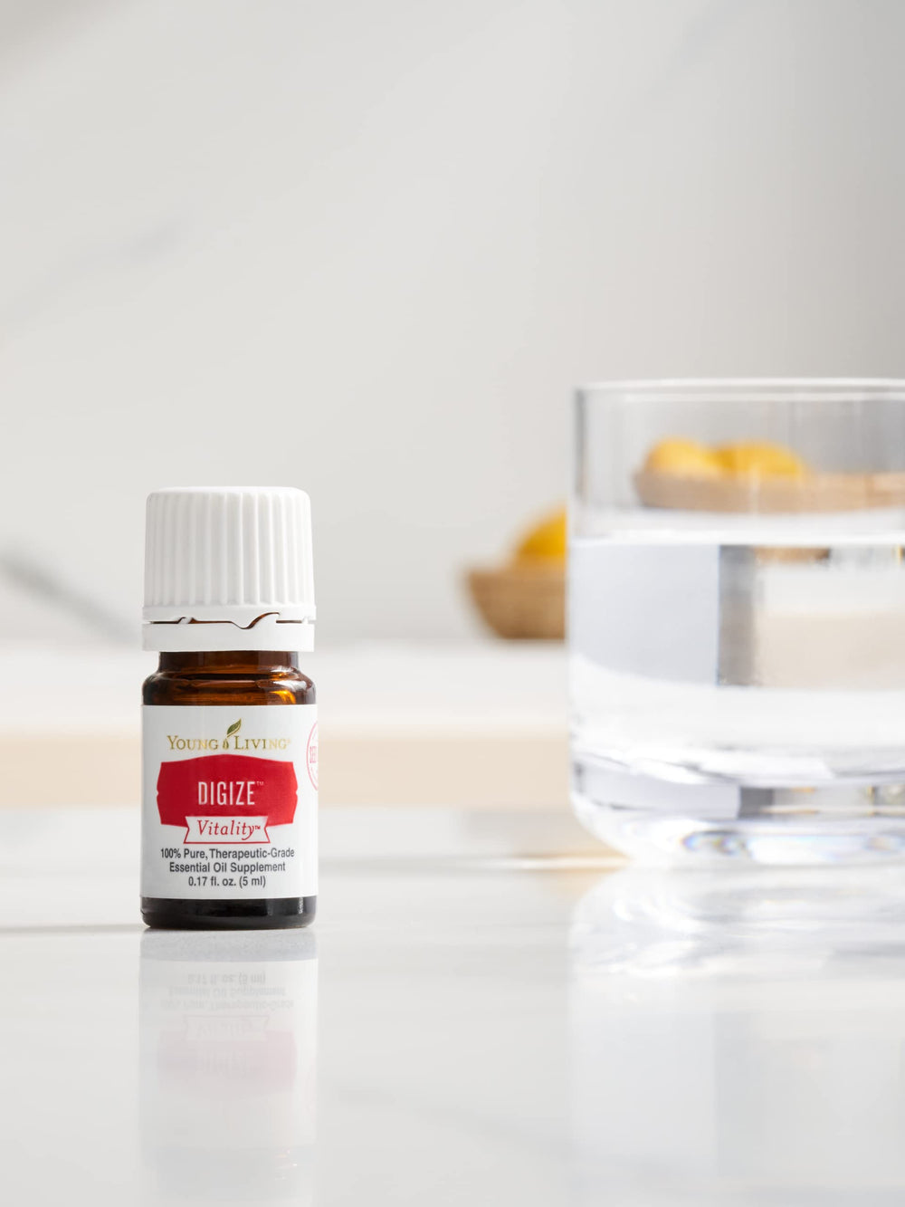 Young Living Digize on-the-go compact bottle for travel.