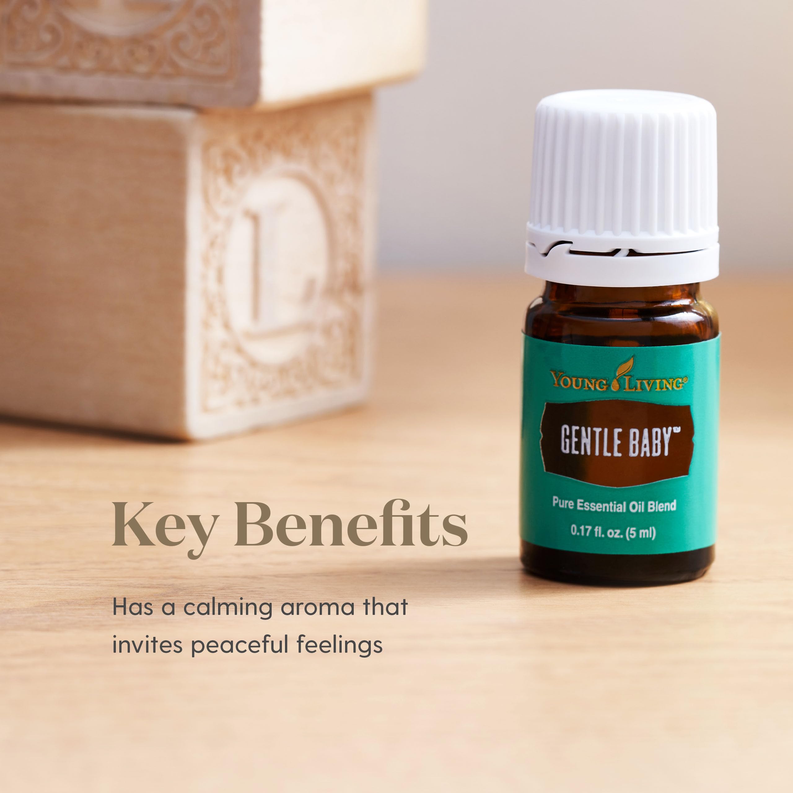 Young Living Gentle Baby dropper usage shows easy, safe application