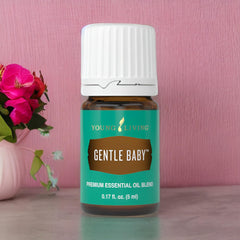 Young Living Gentle Baby skin care application highlights sensitive-skin friendly routine