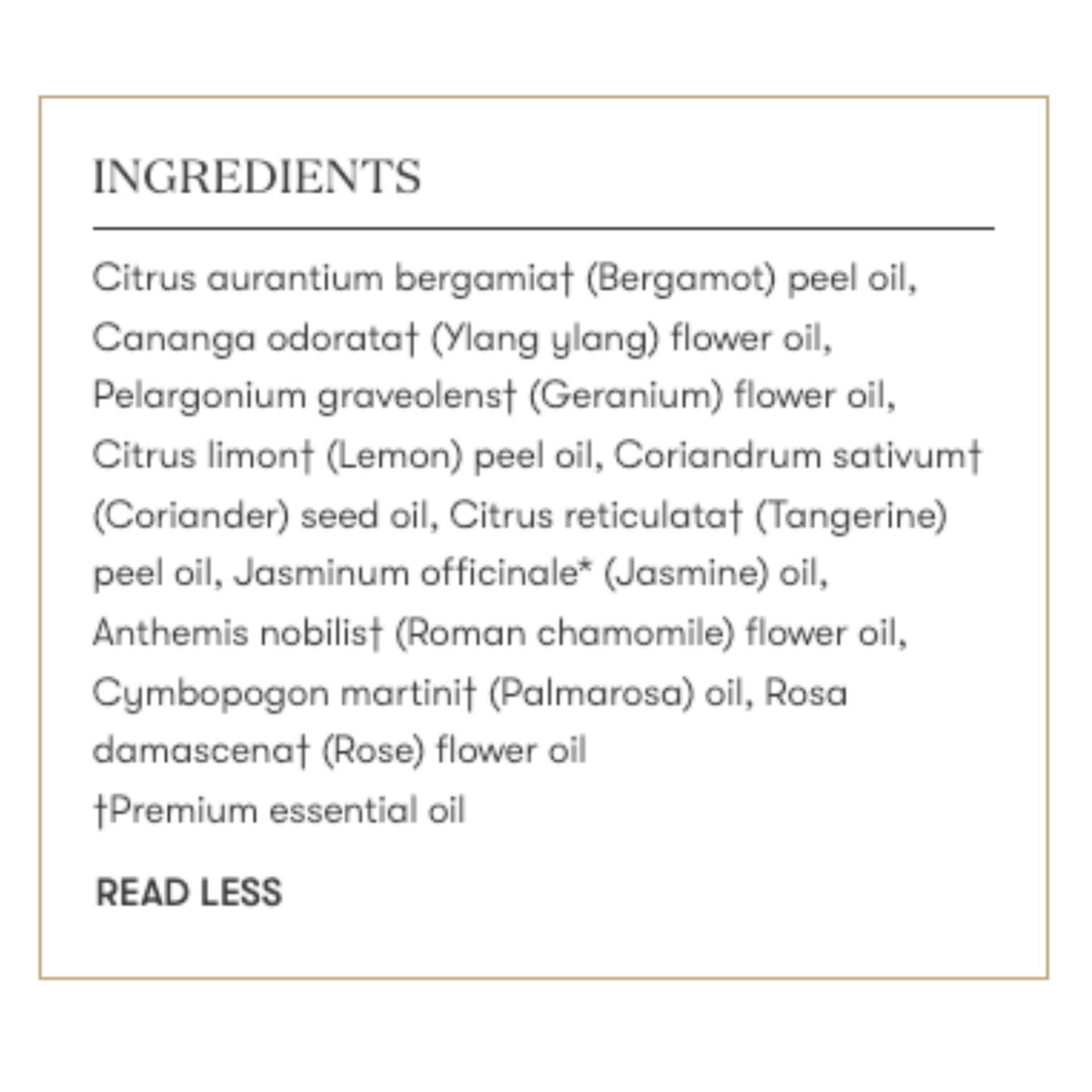 Joy floral-citrus scent note fills your home with uplifting notes