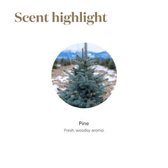 Young Living Pine oil product page showing kosher-certified quality.
