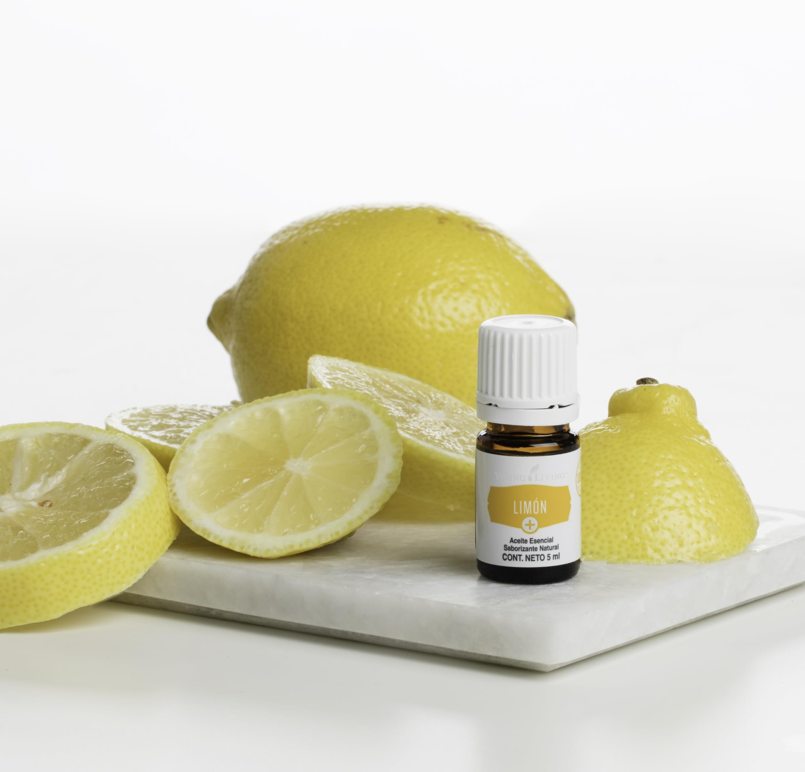 Salad or marinade enhanced with Lemon Vitality oil