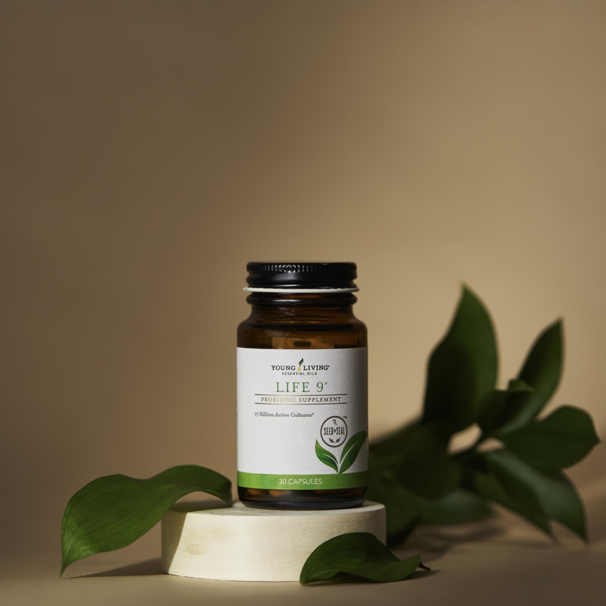 Young Living Life9 packaging and ingredients label.