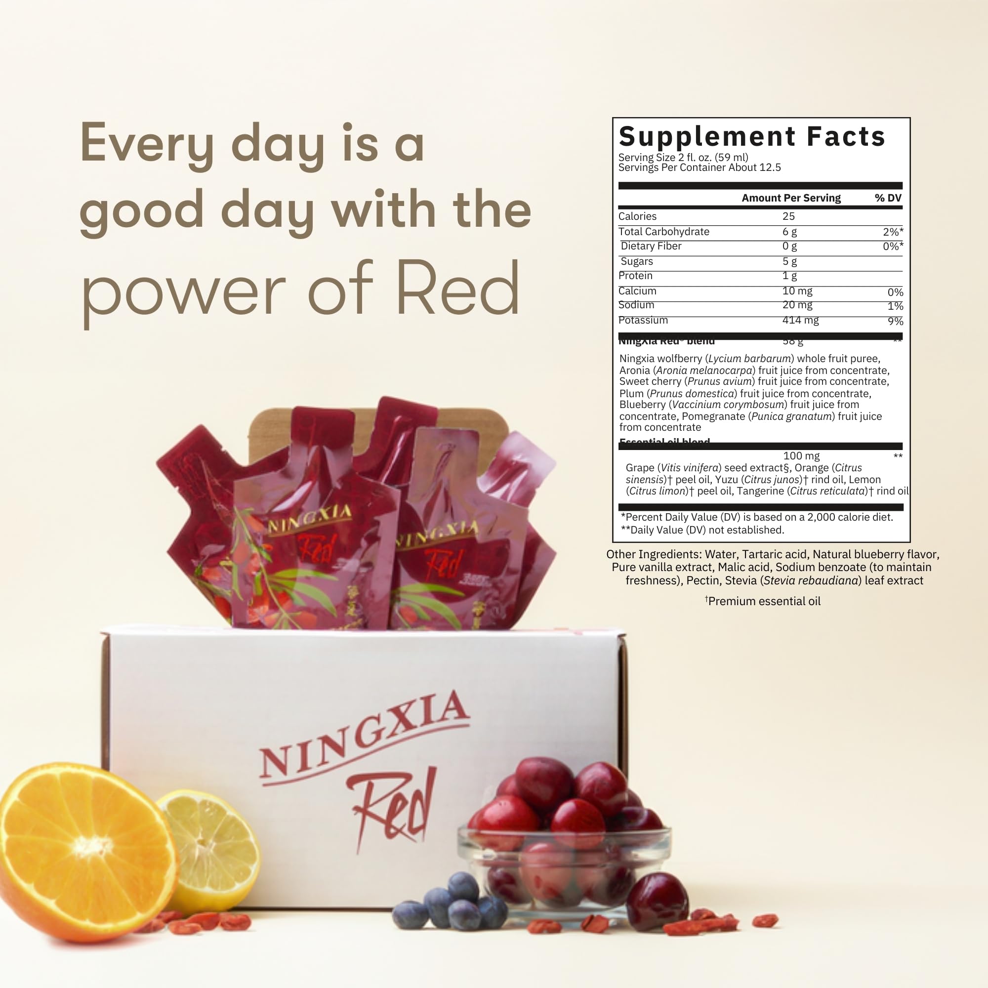 Travel-friendly Ningxia Red 30-pack on a compact airplane tray