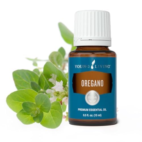 Young Living oregano oil box packaging highlights kosher-certified status.