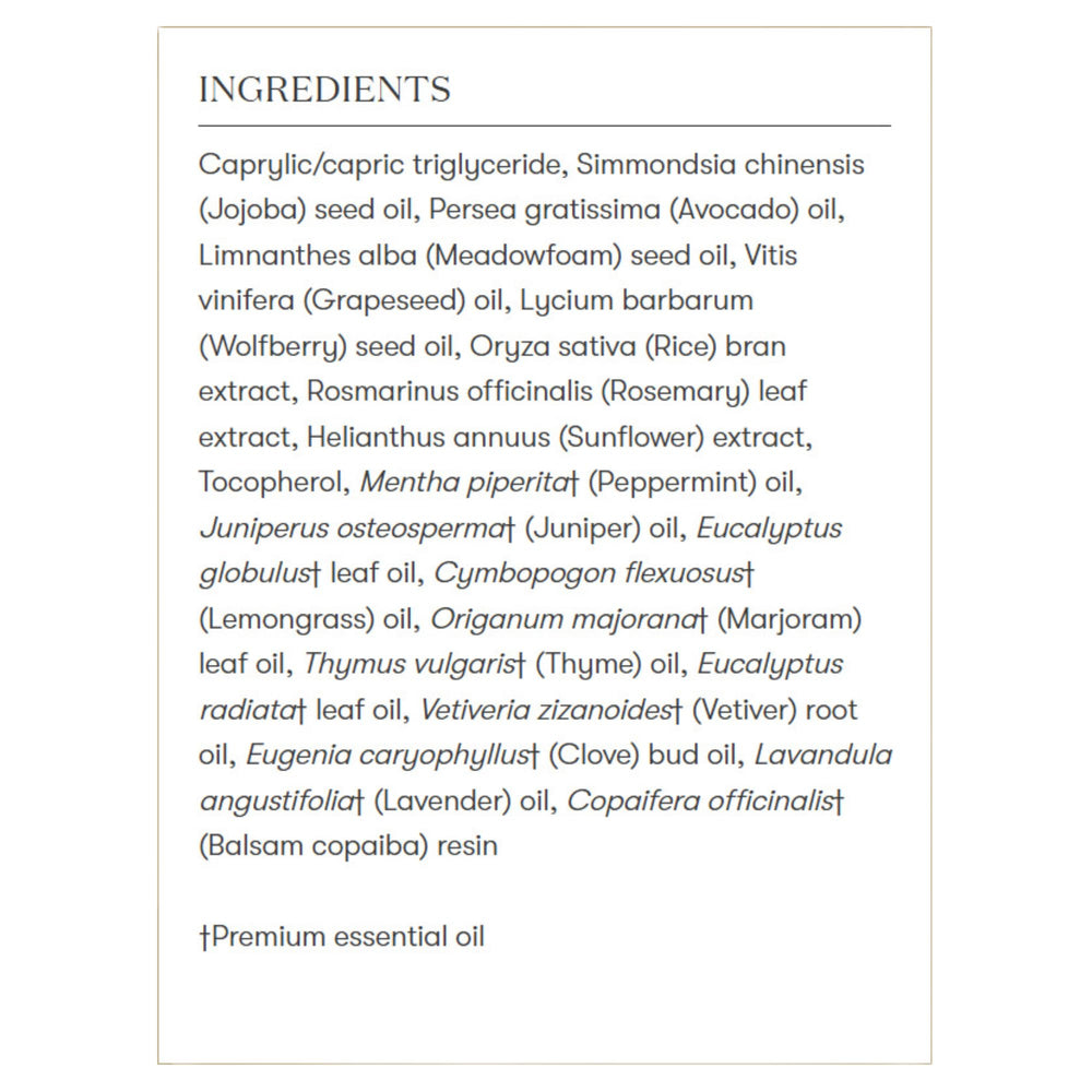 Young Living Ortho Ease Massage Oil being applied for muscle relaxation.