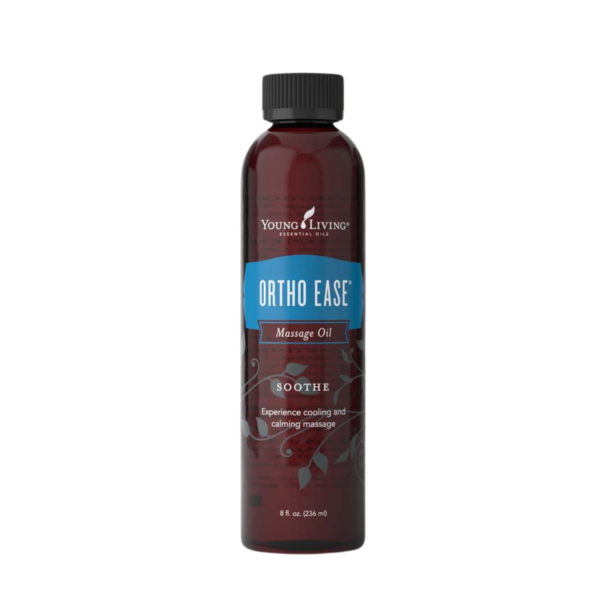 Young Living Ortho Ease Massage Oil bottle pour for soothing post-workout relief.