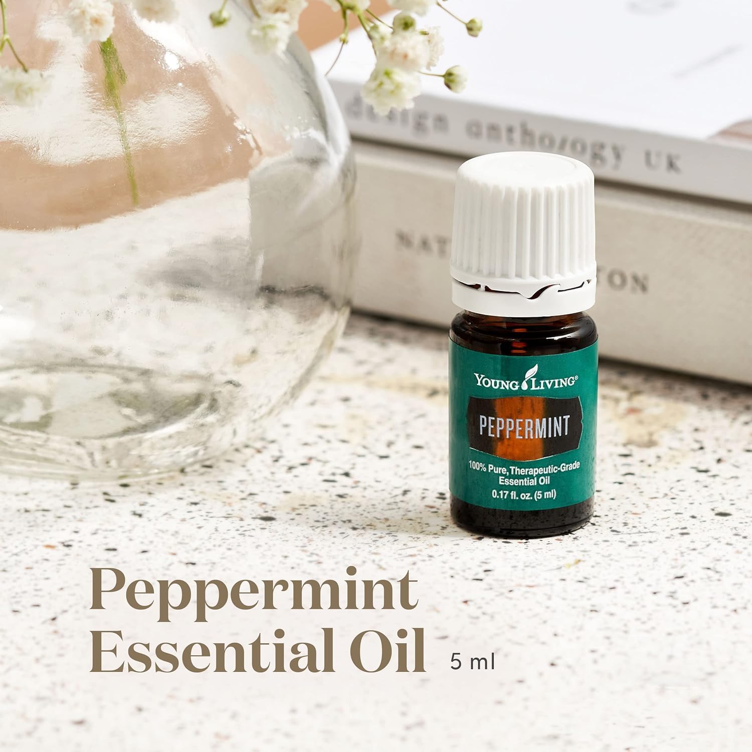 Diffuser releasing invigorating peppermint aroma for focus