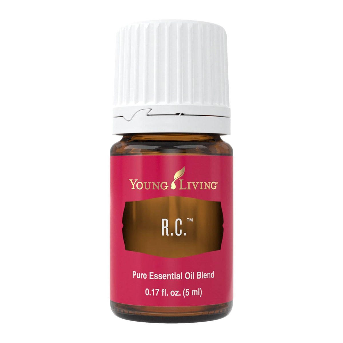 Young Living RC 5ml bottle ready for diffusion and aromatic enjoyment.