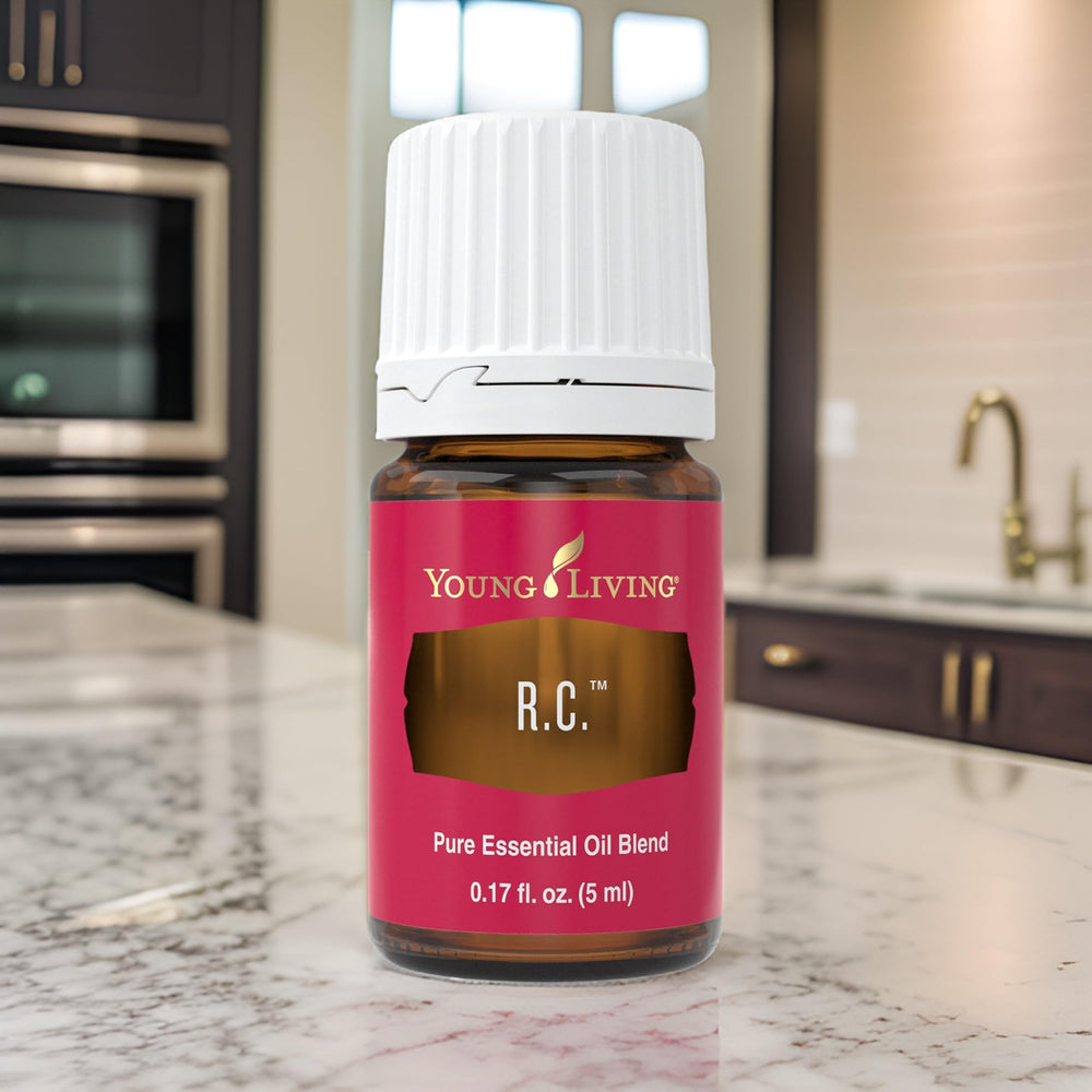Young Living RC nature-in-home scene highlighting authentic blend.