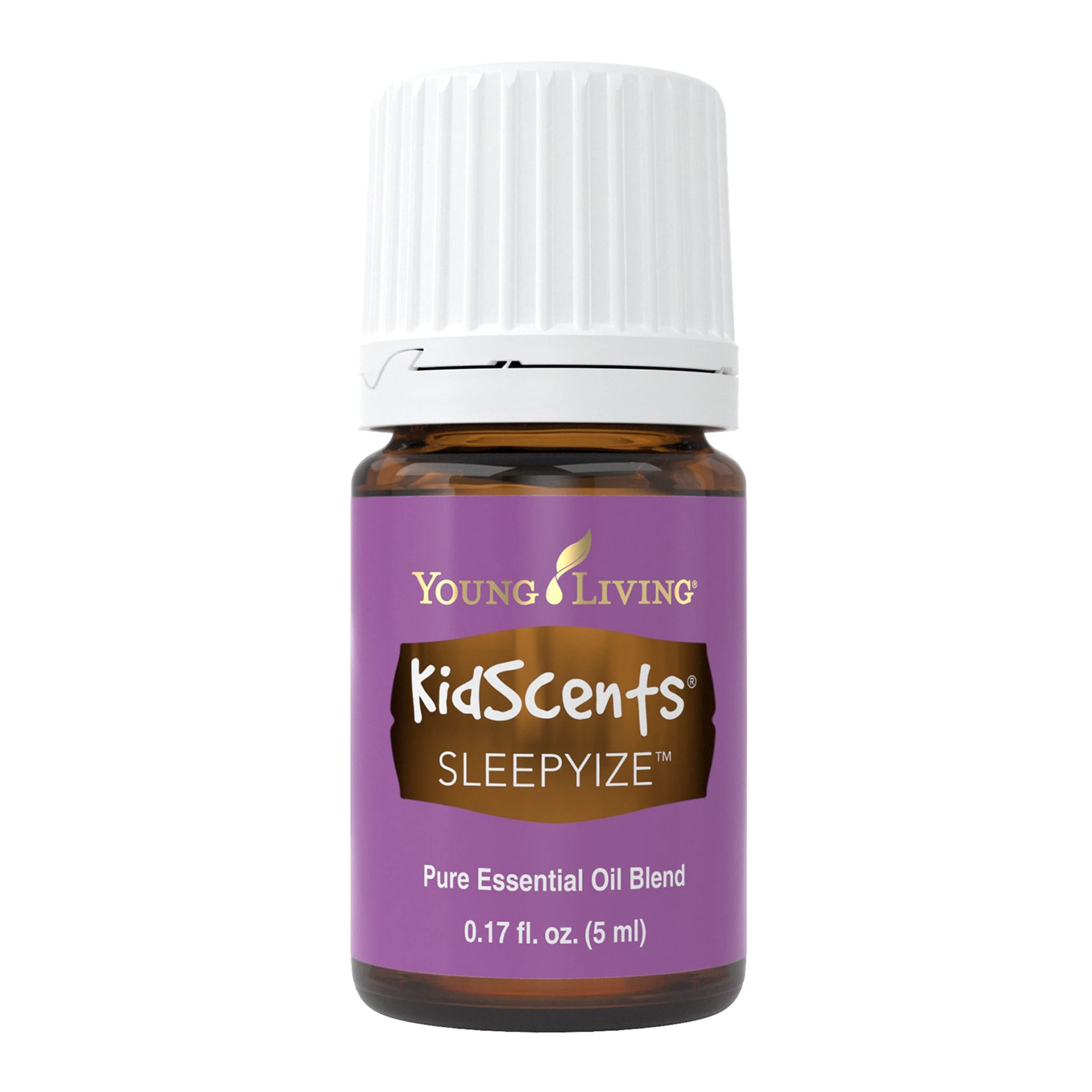 SleepyIze bottle pour, highlighting calming bedtime ritual with Young Living