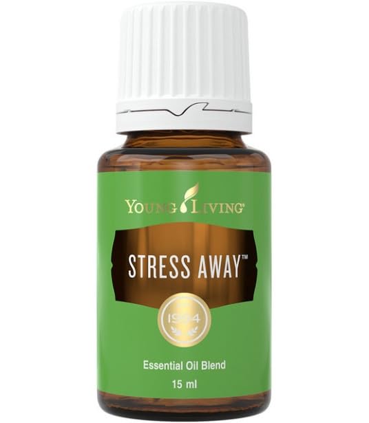 Cedarwood bark visuals suggest grounding with Stress Away.