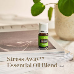 Stress Away diffuser usage creates a tranquil space.