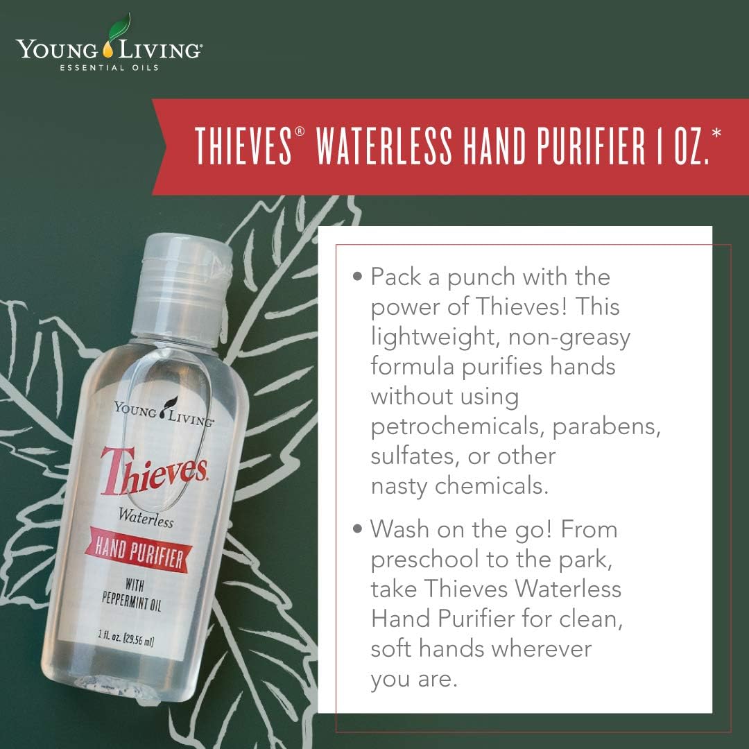Peppermint oil drops emphasize bright, refreshing aroma