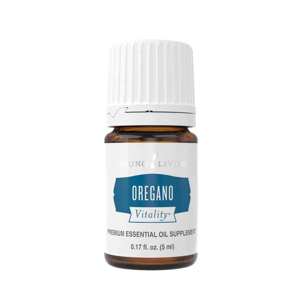 Young Living Vitality Oregano Oil 5 ml bottle with a rich aroma for cooking.