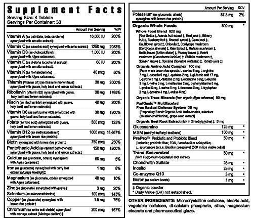 Youngevity Beyond Tangy Tangerine label detail emphasizes organic, antioxidant-rich ingredients.