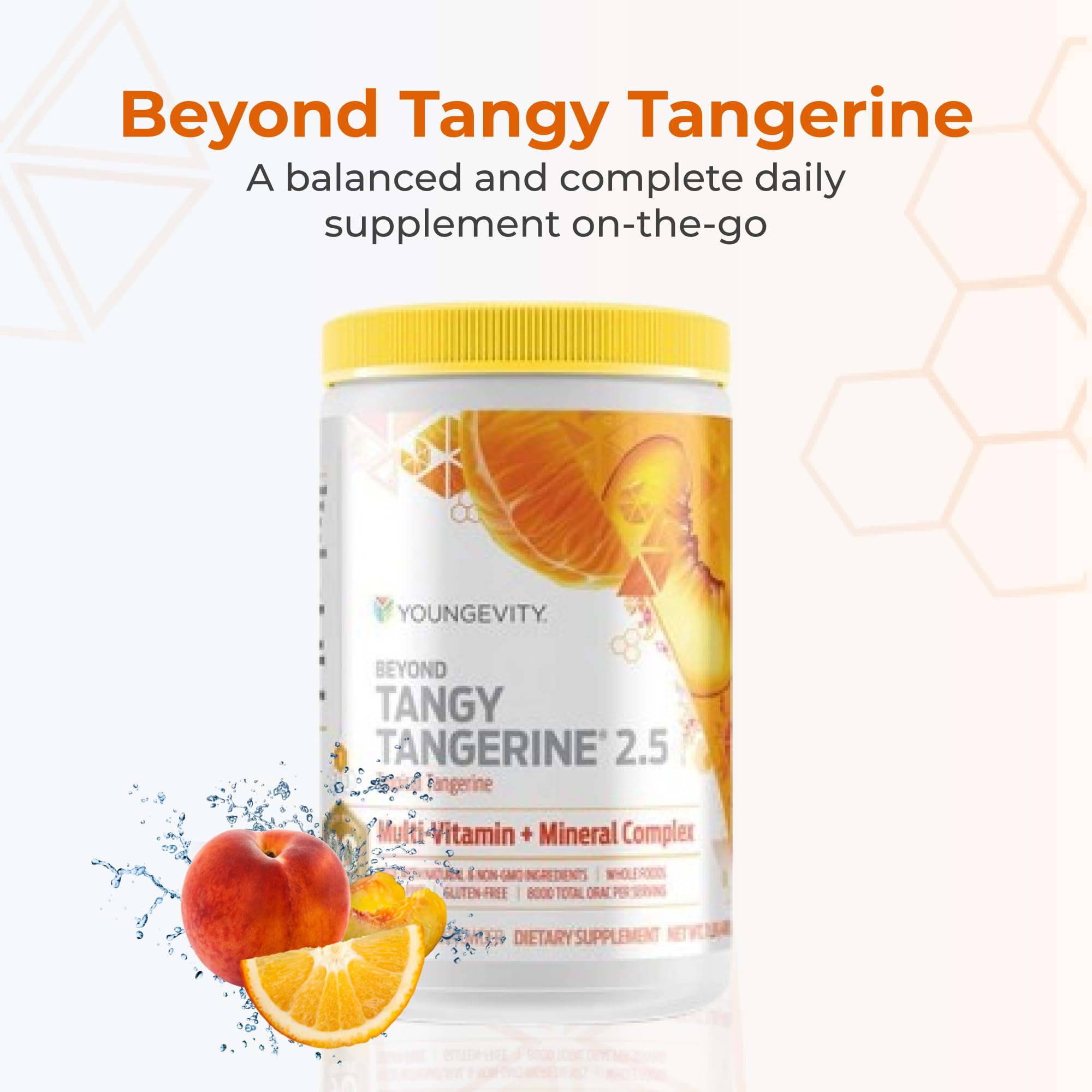 Youngevity BTT2-5 Tropical Tangerine powder-dispense ready to mix in drinks