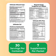Youngevity Ultimate EFA Plus bottle with essential fatty acids for daily balance.