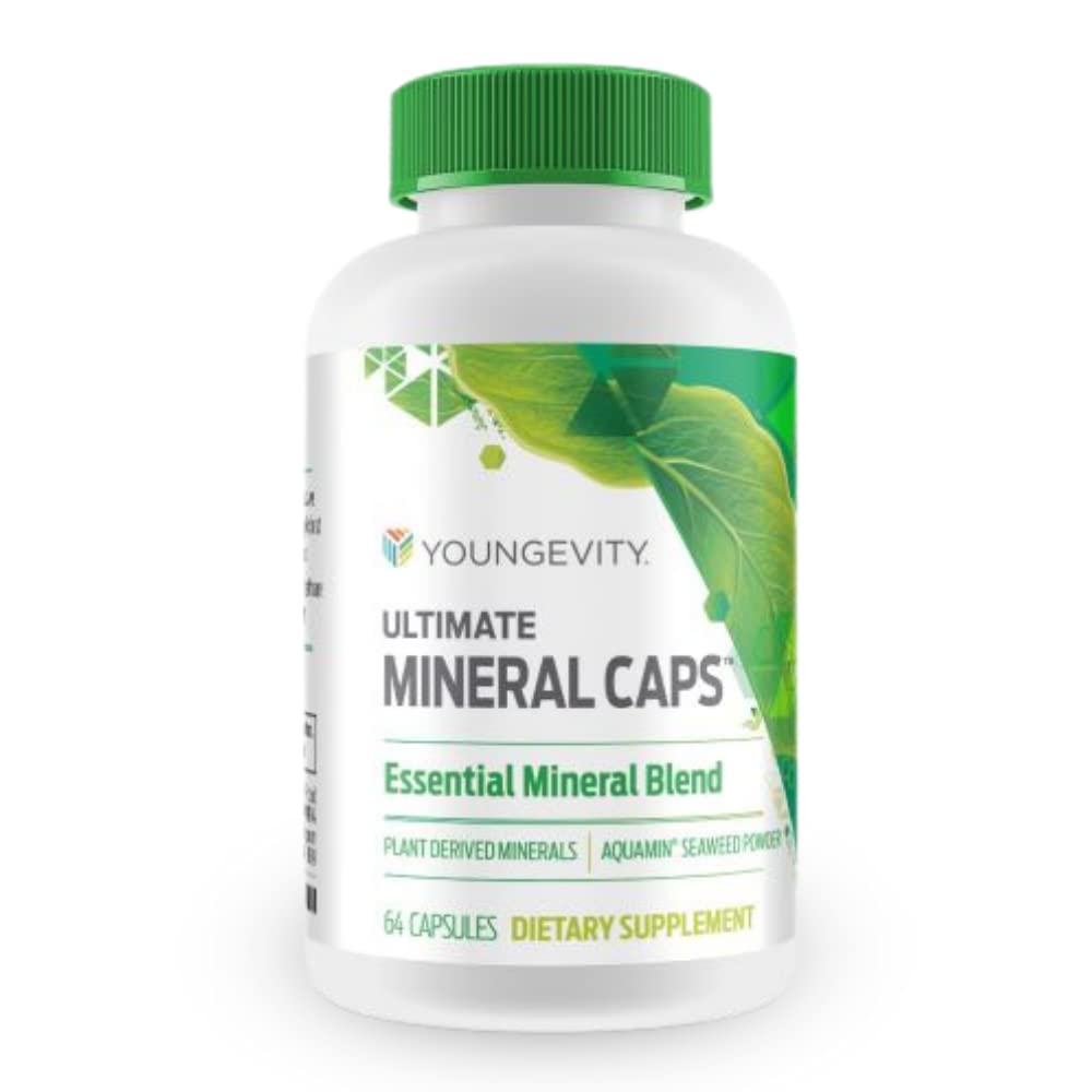 Youngevity Ultimate Mineral Caps bottle front for daily mineral support.