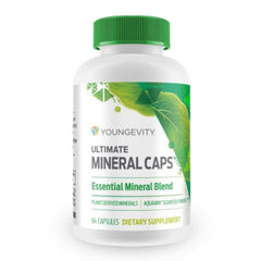 Youngevity Ultimate Mineral Caps bottle front for daily mineral support.