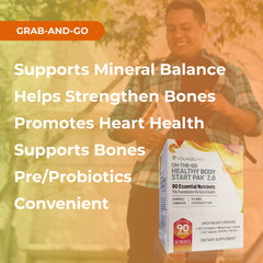 Youngevity Ultimate Mineral Caps bottle providing trace minerals for complete intake.