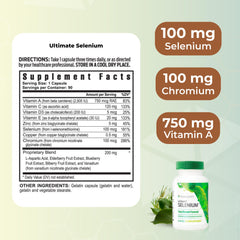 Youngevity Ultimate Selenium label-detail showing I-selenomethionine base and cofactors