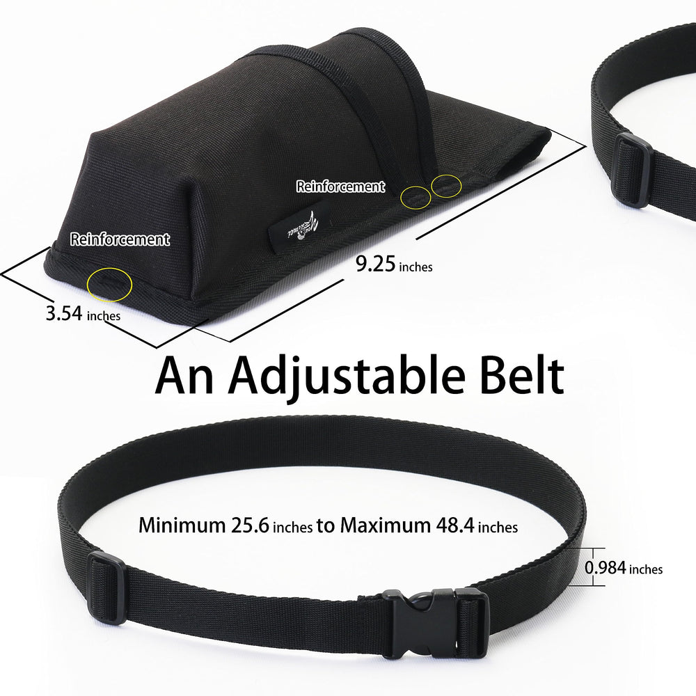 YOURUIMEI front pockets fit bottles up to 9.45 inches.