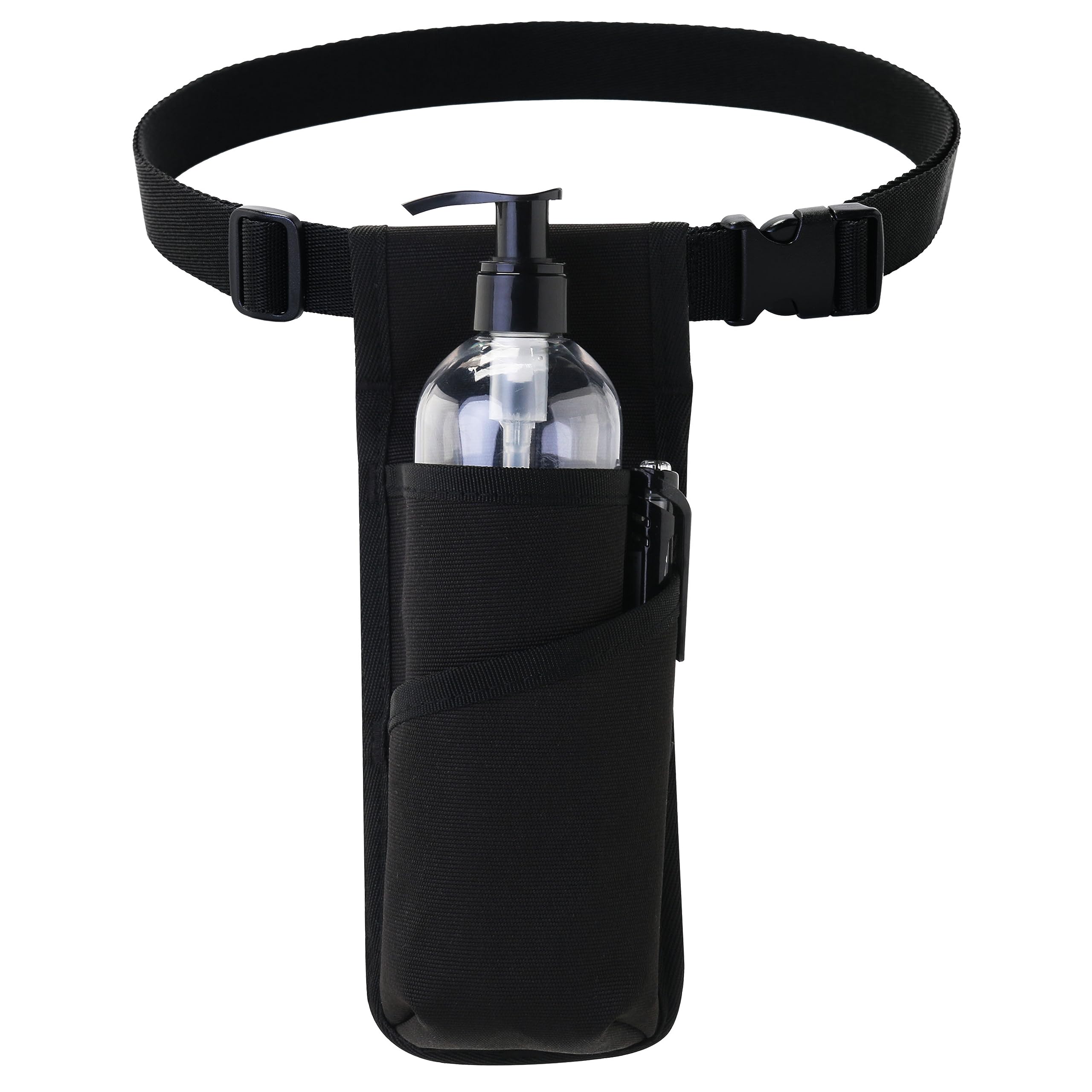 YOURUIMEI professional massage holster worn at the waist for quick access.