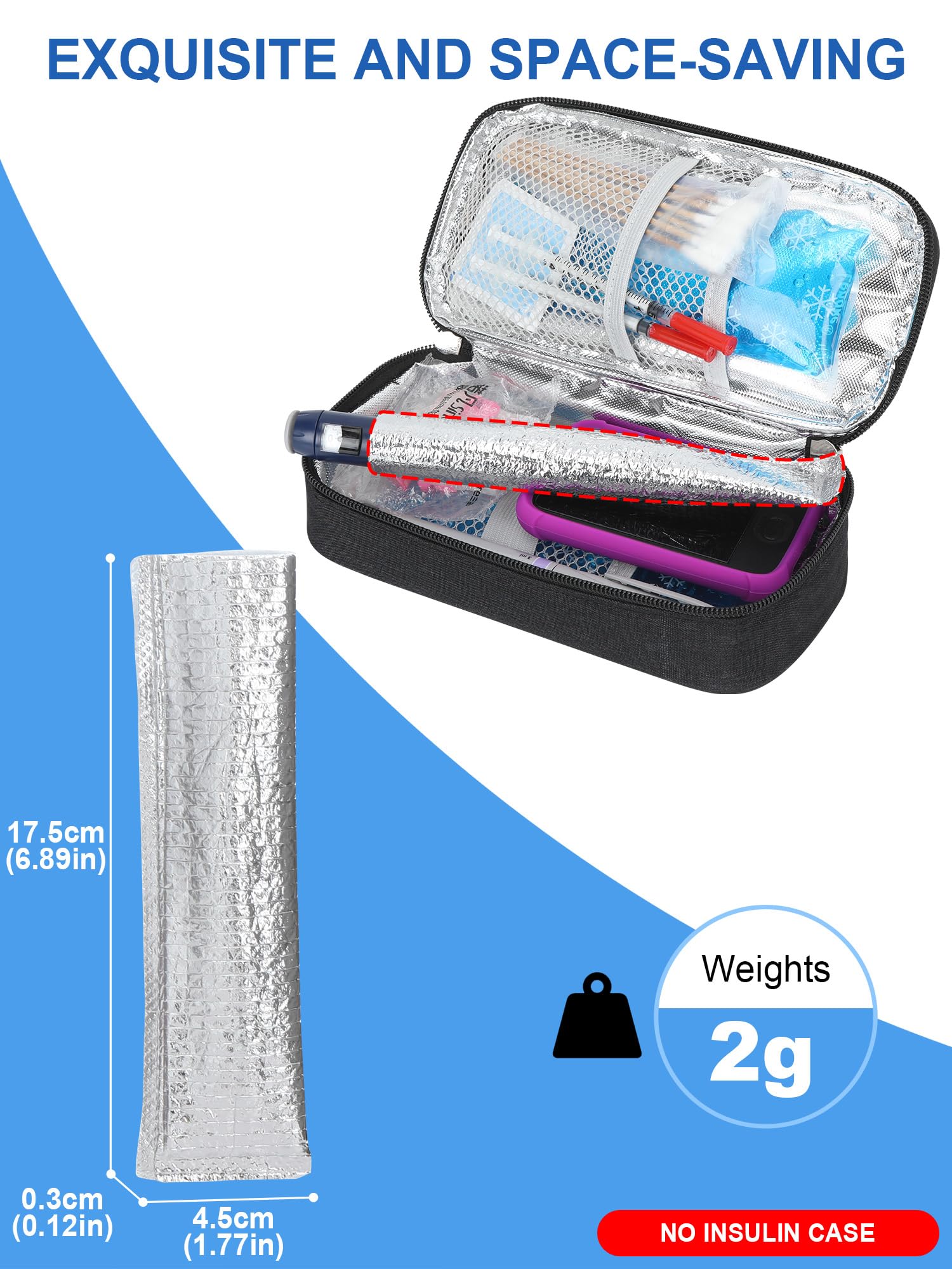 YOUSHARES bolsa ultraligera cabe fácilmente en maletín de viaje.