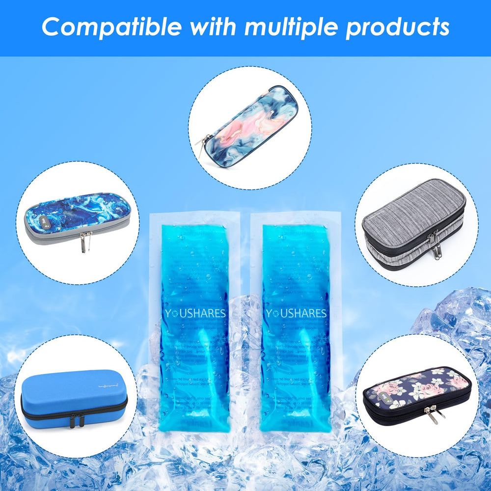 Compact YOUSHARES ice pack size for portable bags