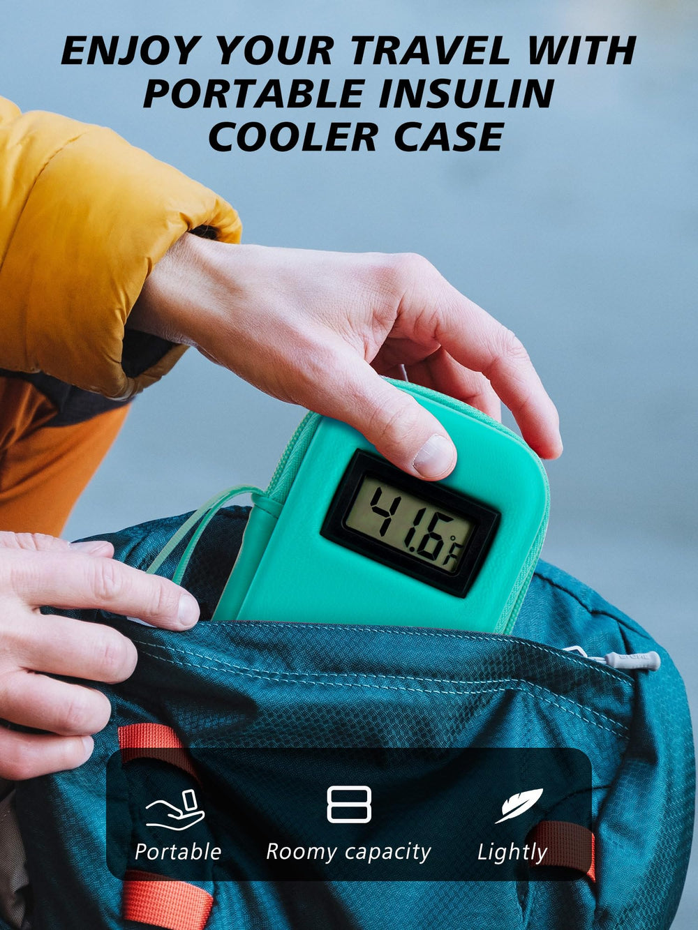 Cooling performance showing 6-8 hours of kept cold for medications