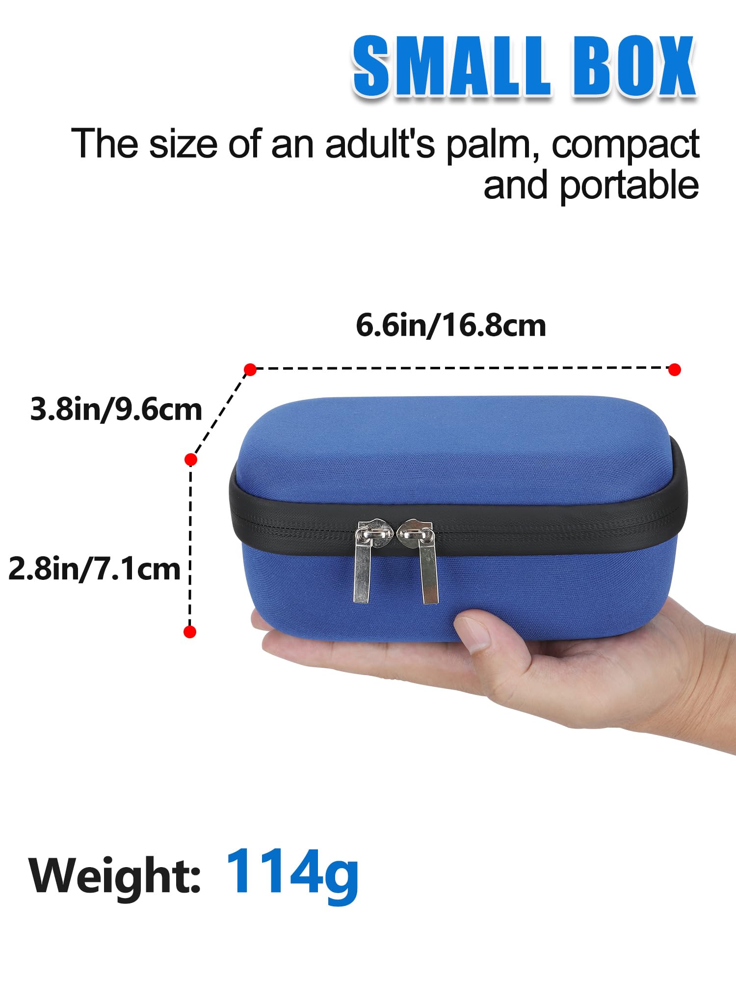YOUSHARES dimensiones compactas de 6,6 x 3,8 x 2,8 pulgadas para ahorrar espacio.