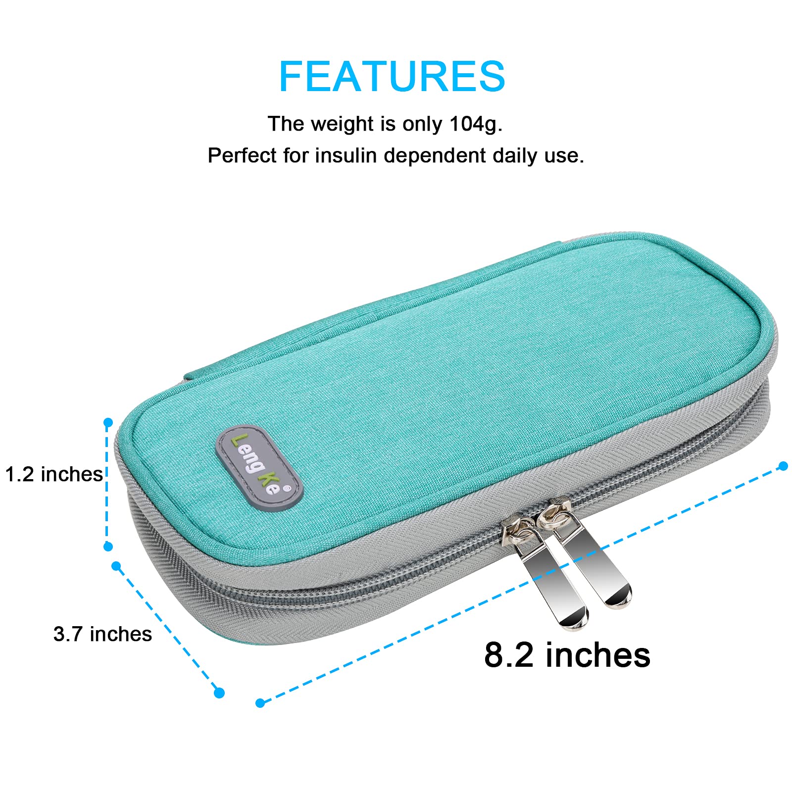YOUSHARES hielo reutilizable 2 packs, para enfriar medicinas durante el viaje.