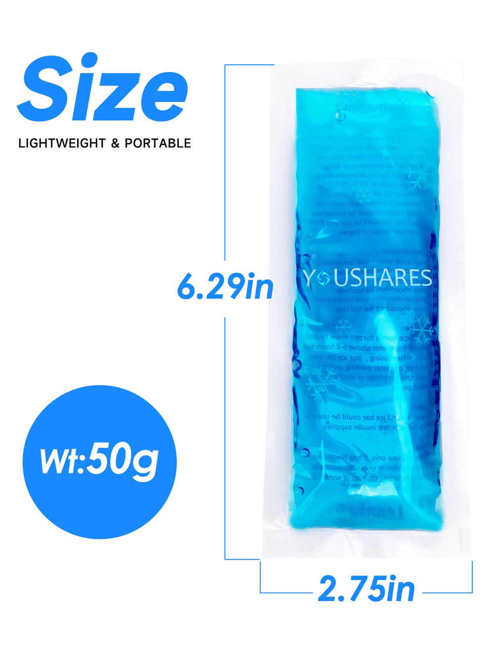 YOUSHARES hielo-reutilizable-insulina-estuche para uso repetido.