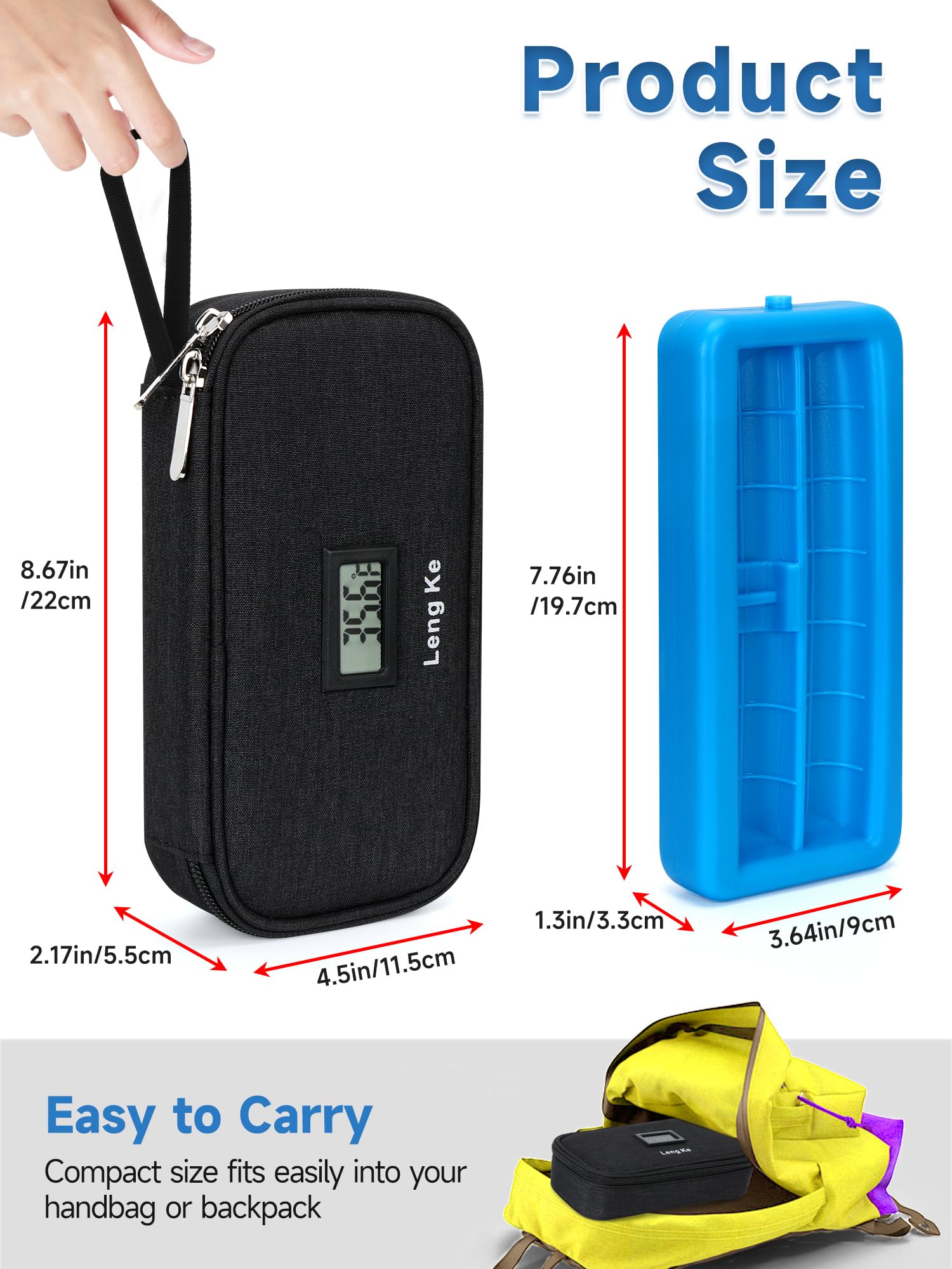 Durable YOUSHARES case with 600D Oxford cloth and insulation