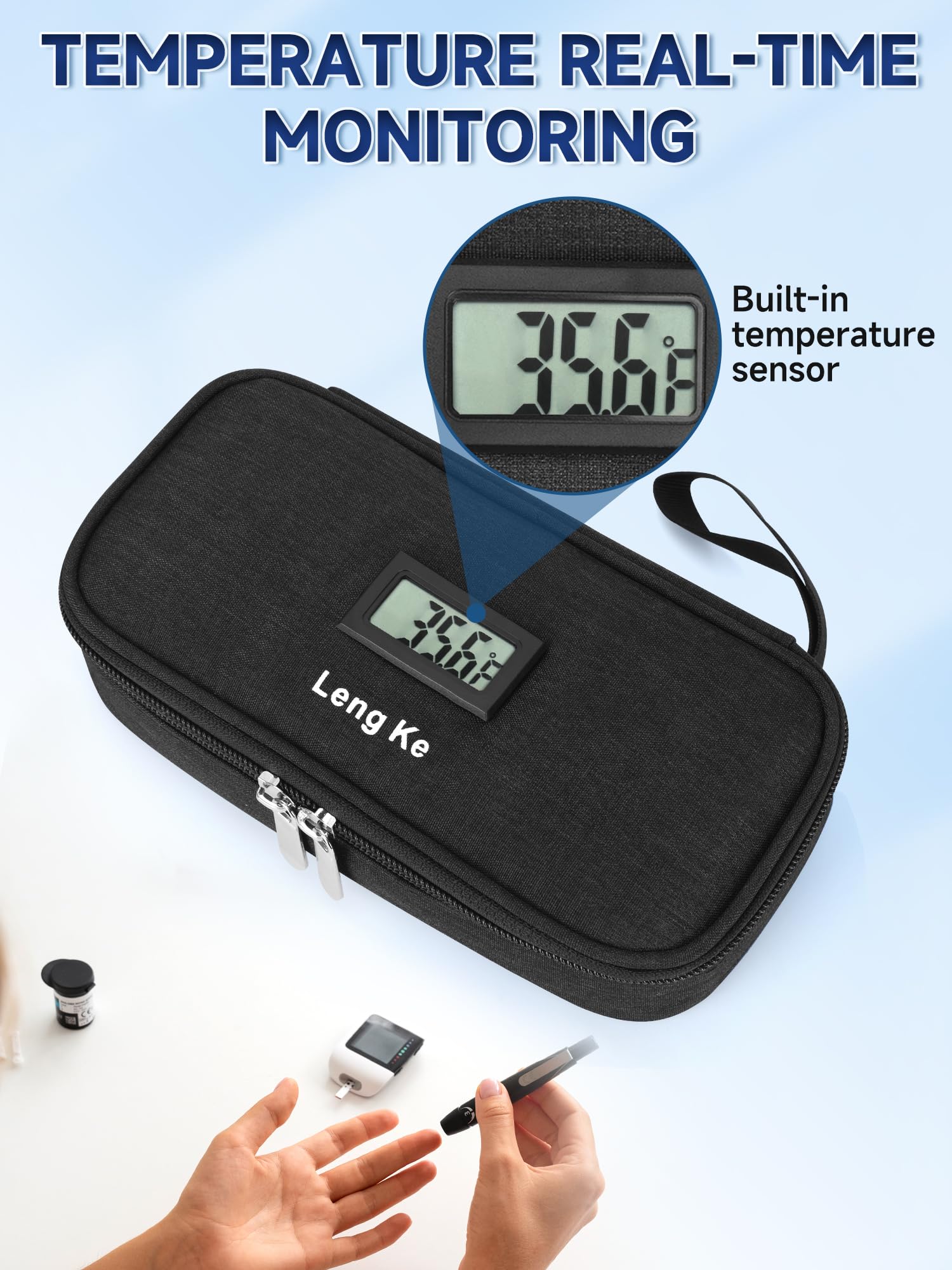 Compact YOUSHARES case with long cooling for travel