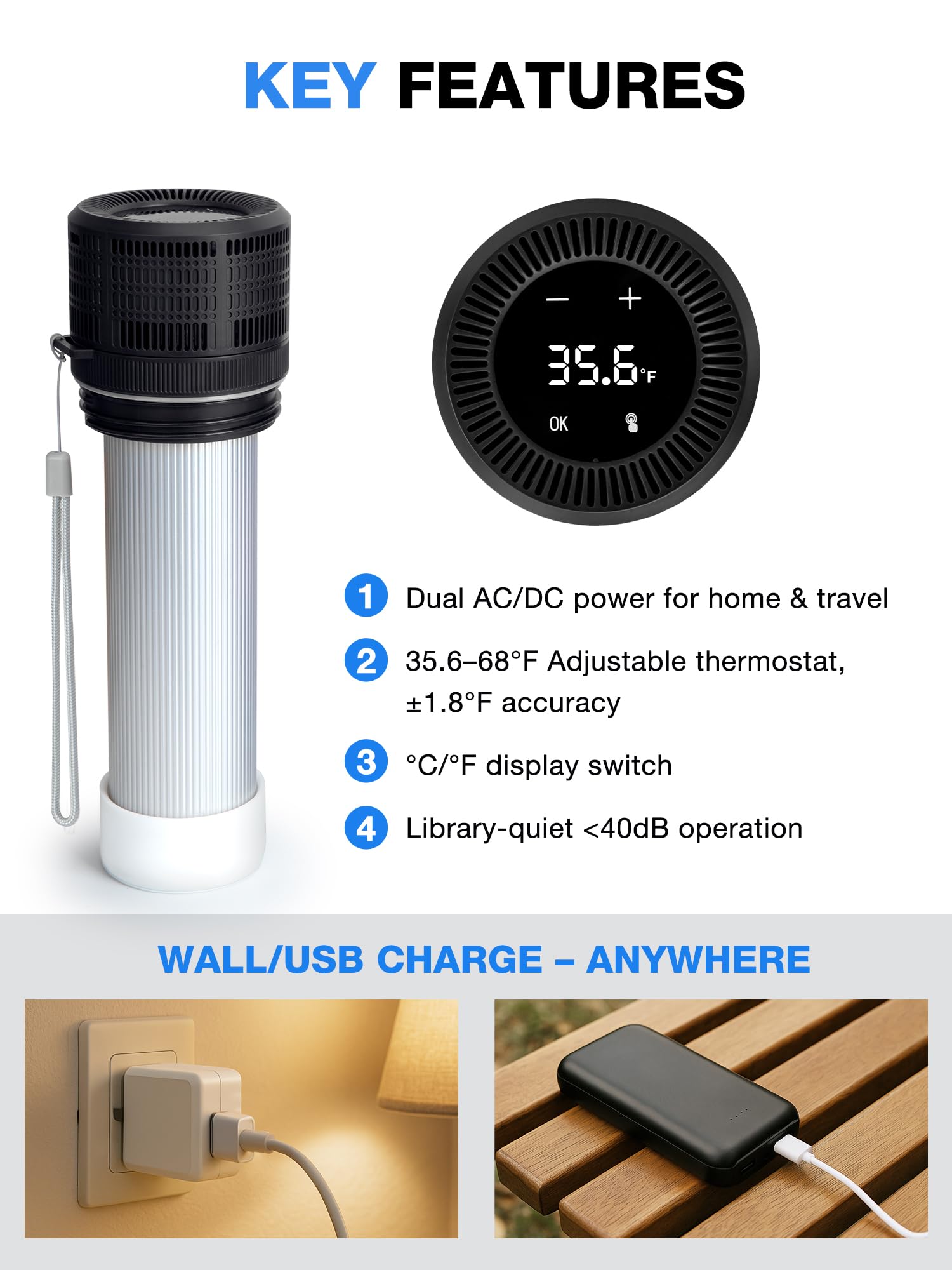 YOUSHARES TSA-approved insulin cooler ready for flight carry-on use.