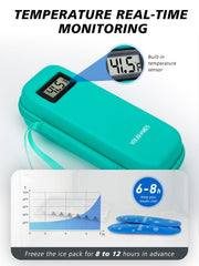 Compact YOUSHARES insulin cooler case fits in backpacks and luggage for easy travel
