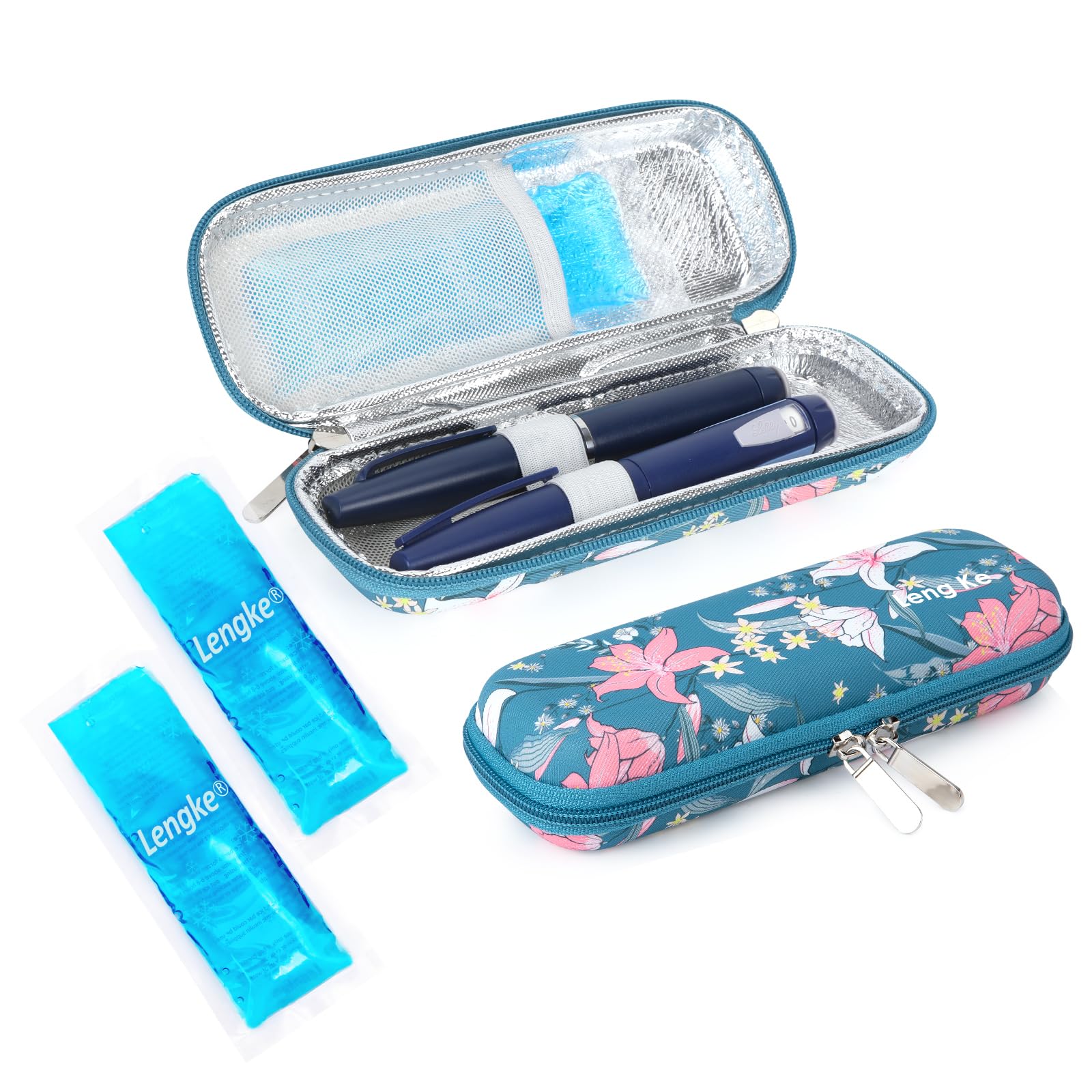 YOUSHARES insulin cooler case pocket design keeps your pen secure on the go.