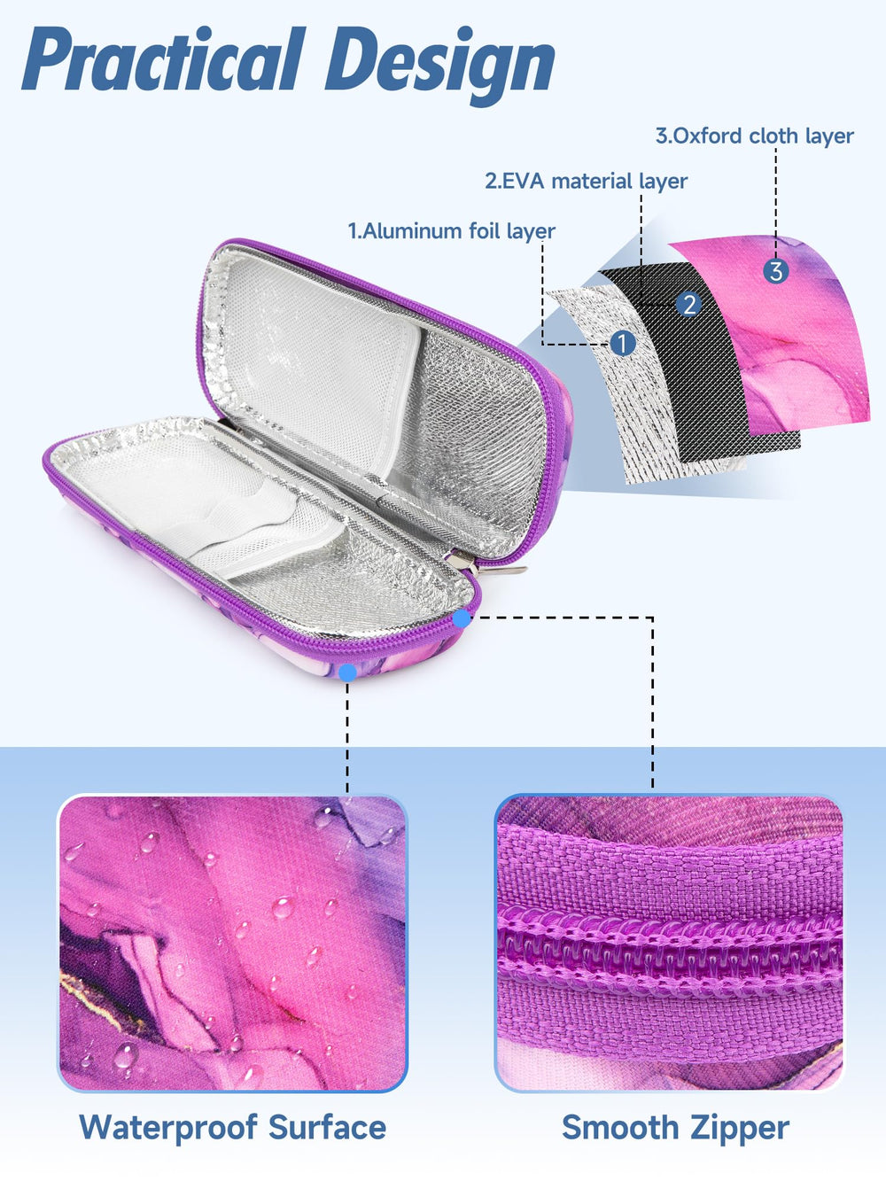 Compact size fits in a handbag for daily carry.