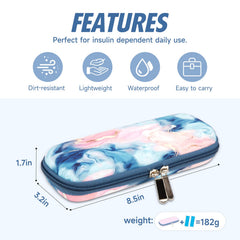 Youshares insulin cooler travel case in luggage compact and lightweight
