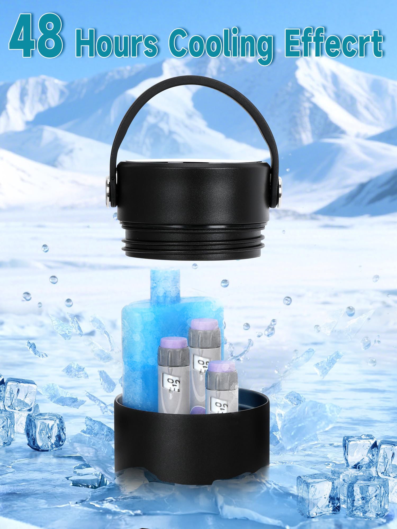 YOUSHARES wide mouth design allows easy access and thorough cleaning.