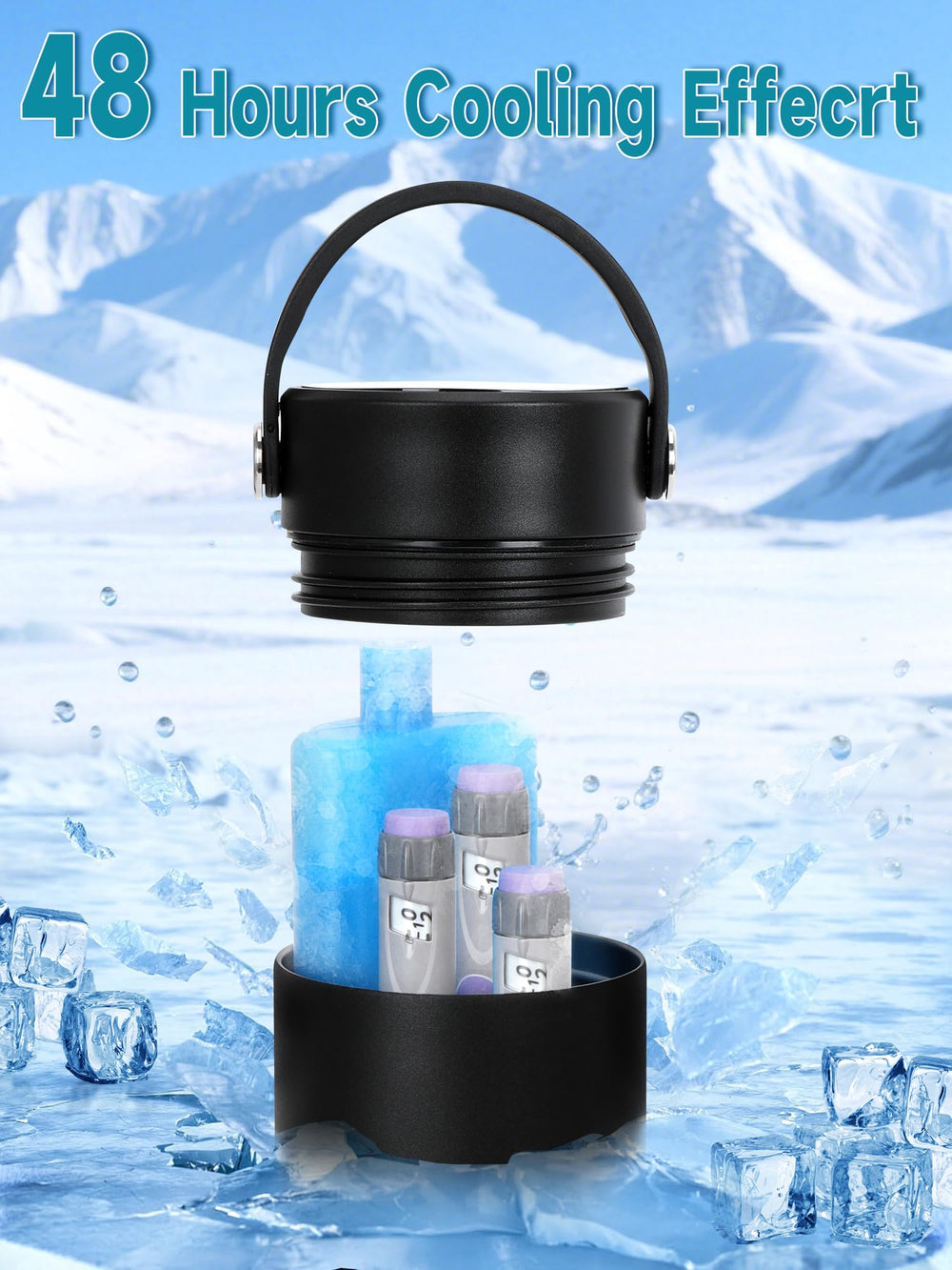 YOUSHARES wide mouth design allows easy access and thorough cleaning.