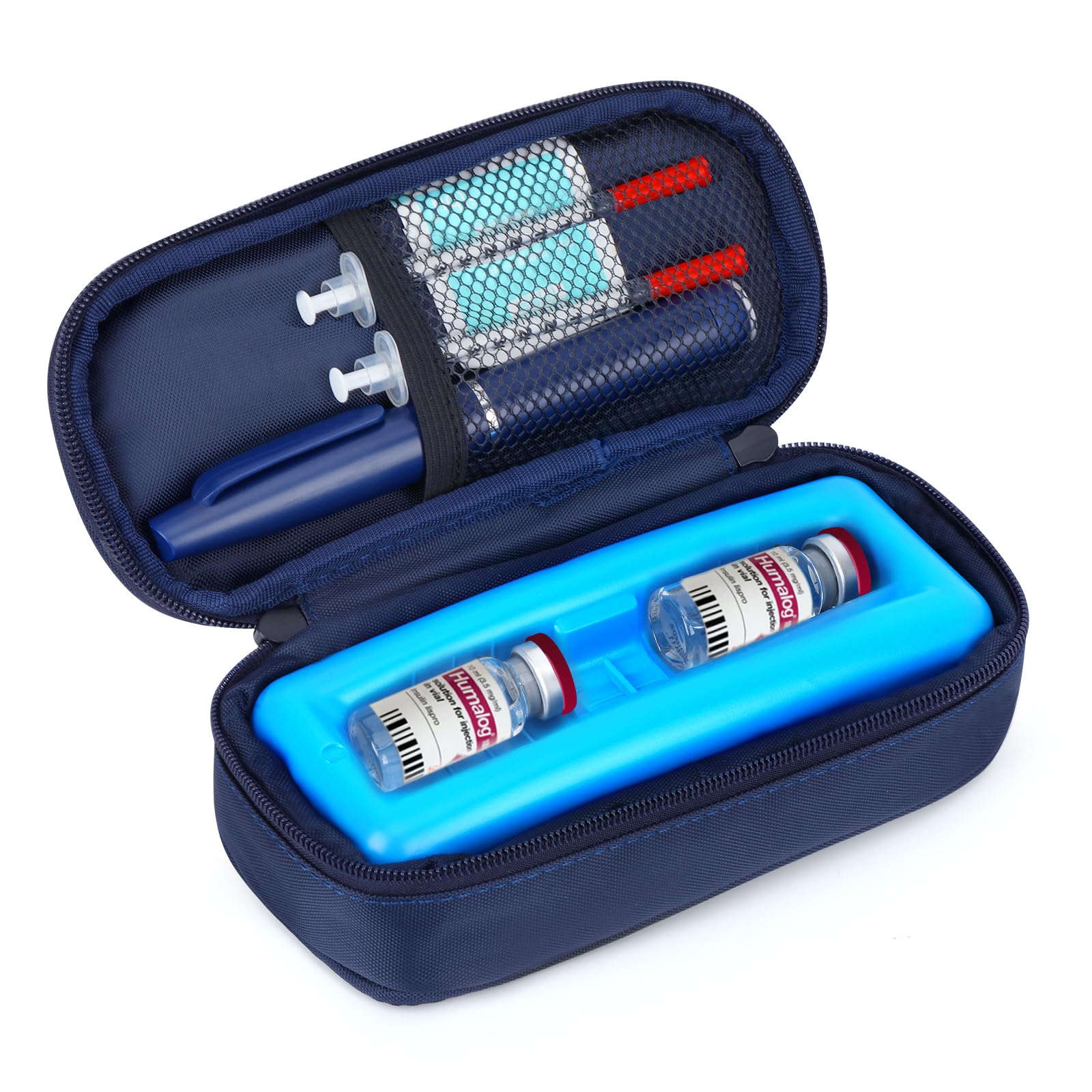 YOUSHARES insulin vials cooler case compact design for travel storage.
