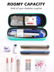 Two TSA-approved ice packs included with YOUSHARES insulin travel case