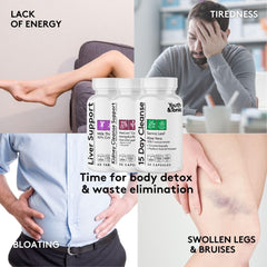 Youth & Tonic 3X Body Cleanse bottle side view shows capsule format for daily use.