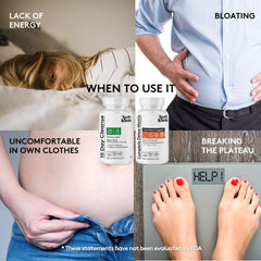 Youth & Tonic colon cleanse capsules for flatter stomach