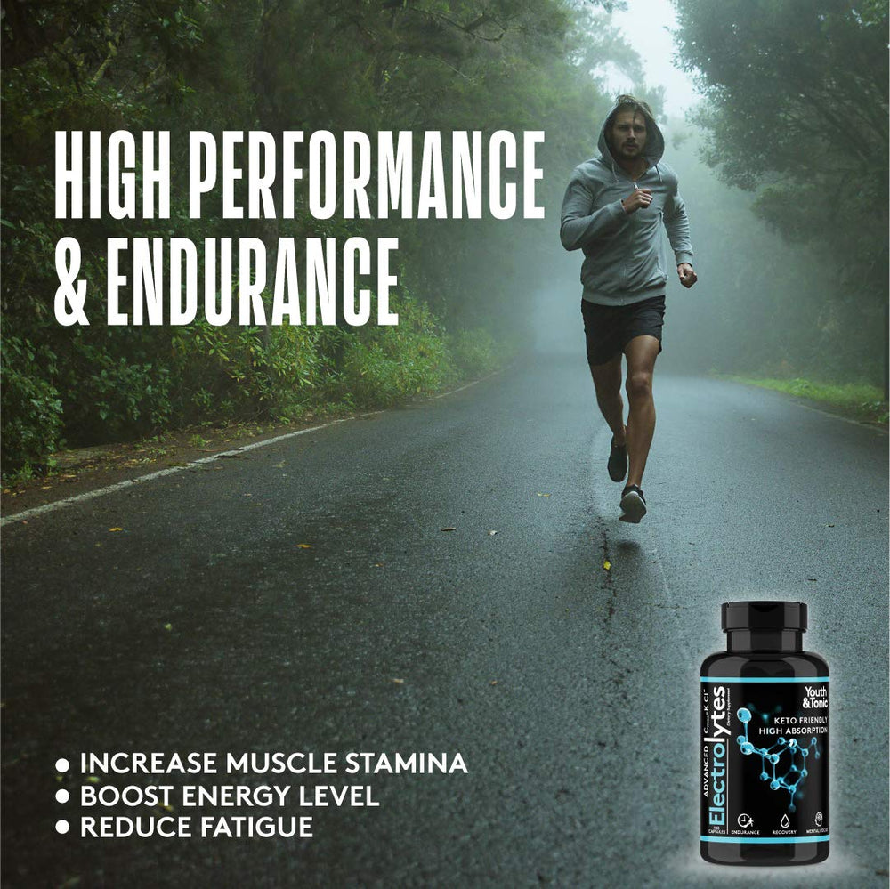 Youth & Tonic fasting-friendly electrolytes bottle suitable for keto and fasting plans.