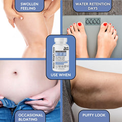 Close-up of Youth & Tonic Water Weight Away tablets for convenient daily use